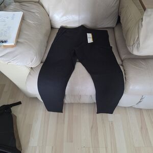 Black Women's Leggings - Classic High-Waist